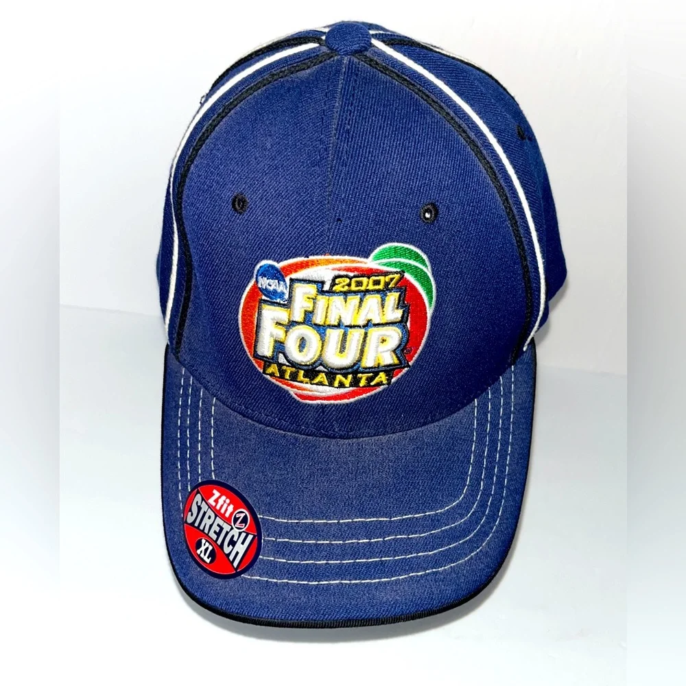 NCAA 2007 Final Four Atlanta Navy‎ Zephyr Flex Fit Cap XL
